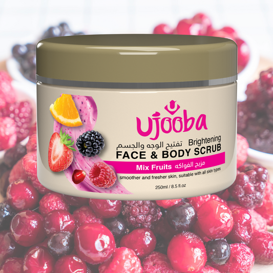 UJOOBA-MIX FRUIT -FACE AND BODY SCRUBS