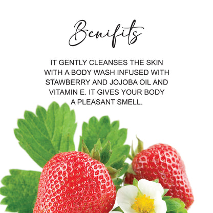 UJOOBA - BODY WASH - STRAWBERRY